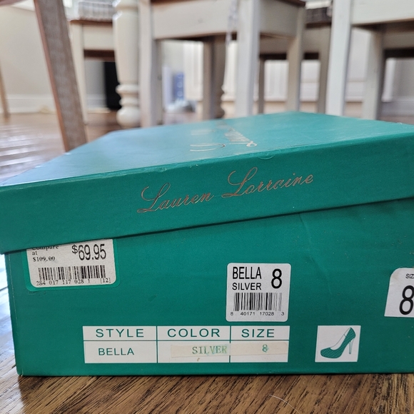Lauren Lorraine Bella silver heels - Picture 15 of 16
